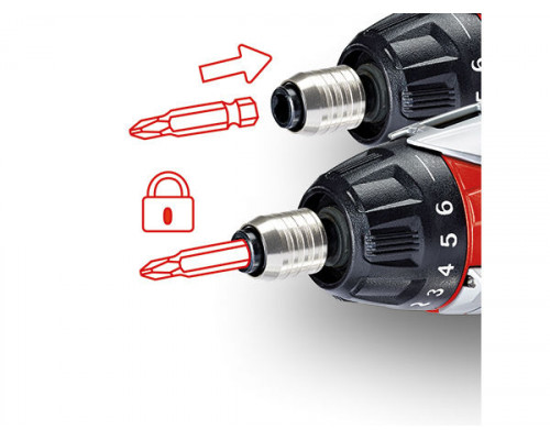 Отвертка акк. Einhell TE-SD 3,6 Li, 3.6В,0-200об/мин,3,5Нм,рег.момента,трансформер,наб.бит32,мет.кор (4513495)