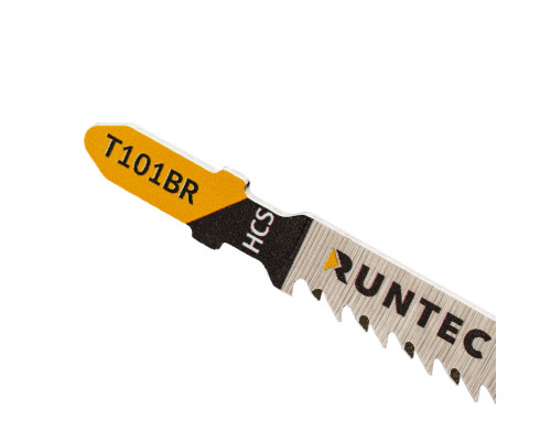 Пилки для лобзика по дереву T 101 BR, HCS, 5 шт RUNTEC RT-T101BR