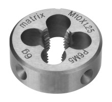 Плашка М10 х 1.25 мм, Р6М5 Matrix