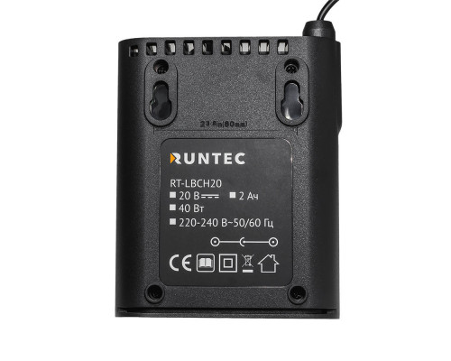 Зарядное устройство PRO для 20В батарей, 2А RUNTEC RT-LBCH20