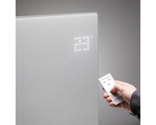 Конвектор электрический OptiPrime-1000, Wi-Fi, тачс, цифровой термостат, 1000 Вт Denzel (98121)