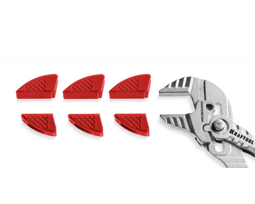 Сменные защитные накладки на губки Vise-Wrench, для клещей 300 мм, набор из 3-х пар KRAFTOOL 22069-S3