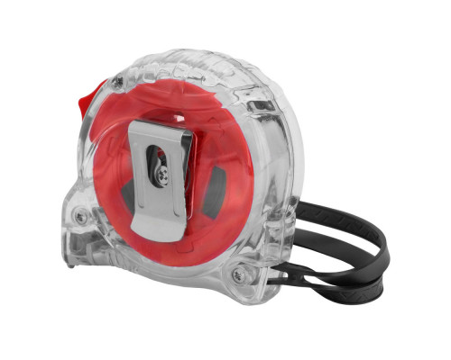 Рулетка Crystal,5 м х 19 мм,корпус из поликарбоната Matrix