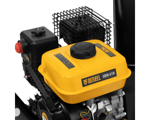 Бензиновая снегоуборочная машина SBM 610, 212 cc, ручной старт, фара Denzel (97653)