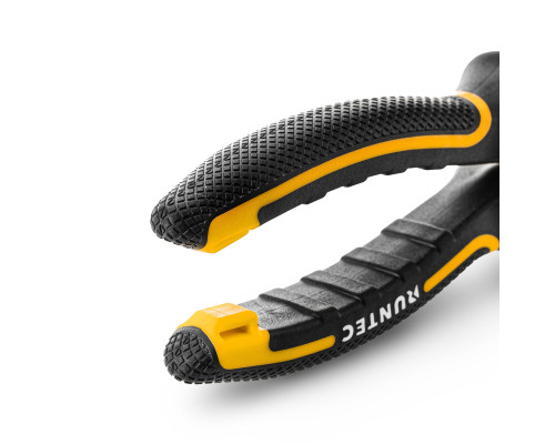 Длинногубцы изогнутые 200 мм RUNTEC RT-PLR03200
