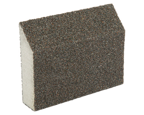 Губка для шлифования, 120 х 90 х 25 мм, трапеция, мягкая, P 40 Matrix (75727)