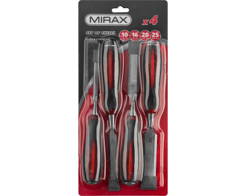 Набор стамесок-долот 4 предм MIRAX 1810-H4
