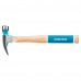 Молоток-гвоздодер, 280 г, угол 75, магнит, обрезиненная рукоятка American hickory GROSS