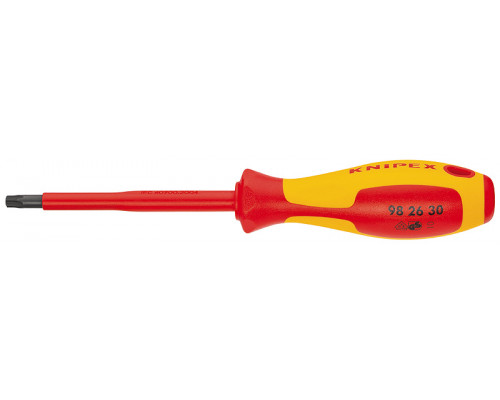 Отвёртка VDE TORX, TX20 x 80 мм, длина 185 мм, диэлектрическая (KN-982620)