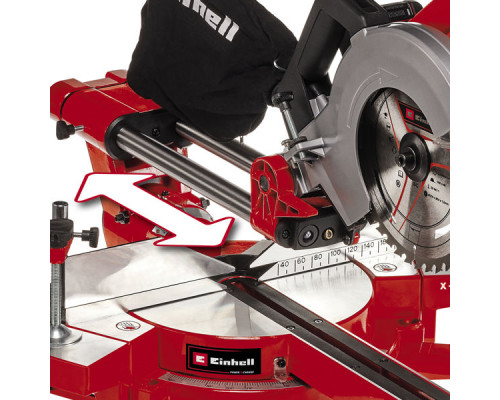 Пила торцовочная акк. Einhell PXC TE-SM 36/210 Li, 2х18В,210х30мм,пр-л 310х65мм,X-tend,лазер,без АКК (4300880)