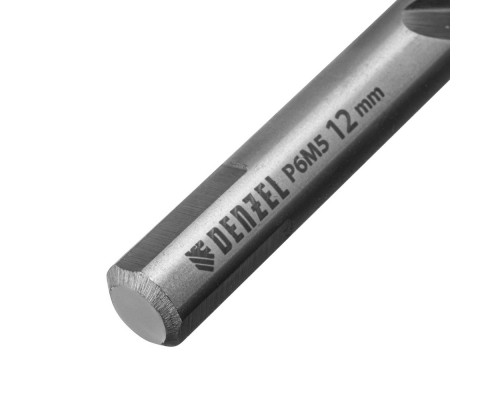 Сверло спиральное по металлу 12 x 151 мм, Р6М5, Golden Tip Denzel (718244)