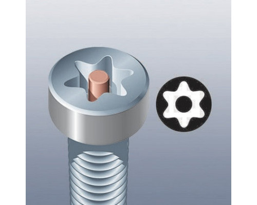 867/4 Z TORX® BO бита, с отверстием, 1/4