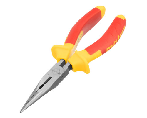 Длинногубцы прямые Insulated, 160 мм, двухкомпонентные рукоятки Matrix Professional (17101)