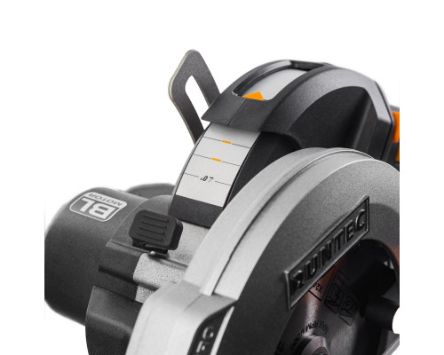 RUNTEC RT-CS1080 Пила циркулярная аккумуляторная RUNTEC PRO 140*20 мм, 20В, 1*6Ач (RT-CS1080)