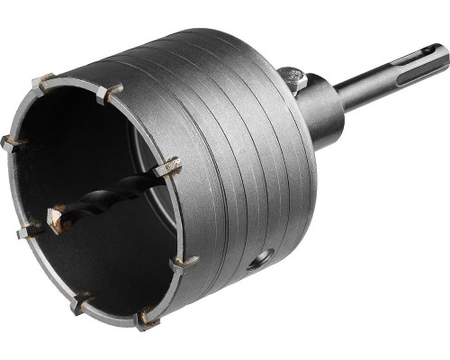 Коронка по бетону с оснасткой SDS - Plus 8Т 80 мм СИБИН 29216-80