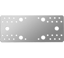 Крепежная пластина КП-2.5, 210 x 90 x 2.5 мм, цинк ЗУБР 31023-210