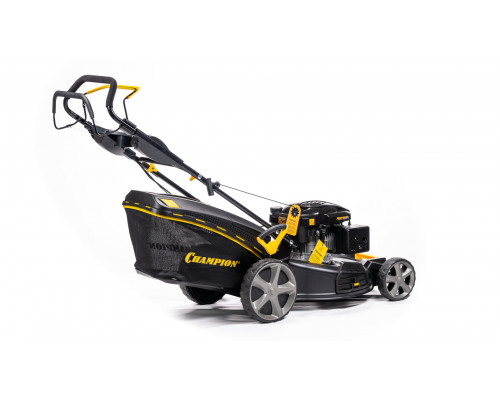 Газонокосилка CHAMPION LM5644 (PRO 4,4кВт привод 555мм 65л 25-75мм 1рычаг/6, 41кг 4в1) (LM5644)