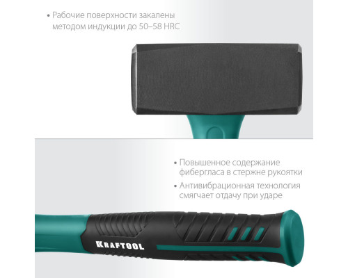 Кувалда 2 кг Fiberlass KRAFTOOL 2008-2