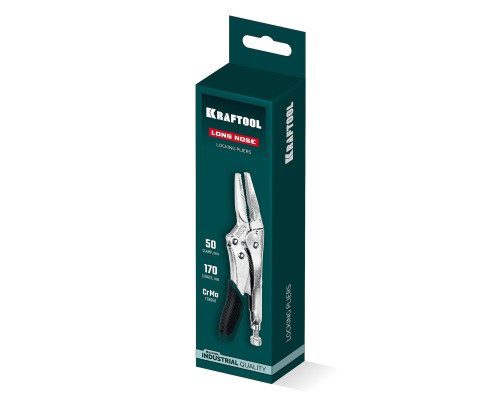 KRAFTOOL Long nose, 170 мм, зажимные клещи (2252)