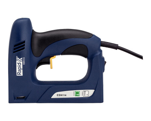 Электрический нейлер-степлер 2-в-1 для скоб R:El.Staple Gun ESN114, тип 140 и гвоздей 300 RAPID 5000131