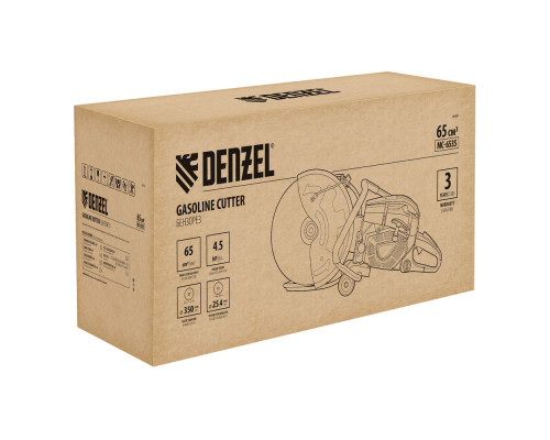 Бензорез МС-6535, 65 см3, диаметр диска 350 мм DENZEL (66301)