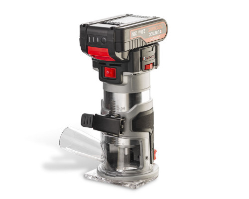 Фрезер аккумуляторный TECHNIC 20В, 2*2Ач, 900Вт RUNTEC RT-RT900T