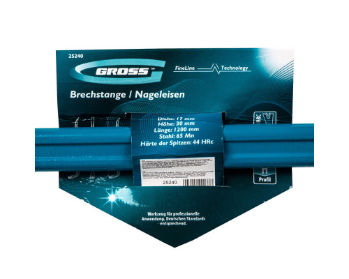 Лом-гвоздодер, двутавровый профиль, 1200х30х17 мм Gross