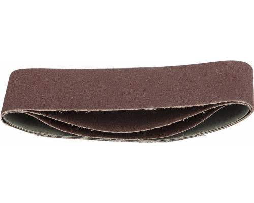 Лента шлифовальная 75х533 мм, P60, для ЛШМ, 3 шт. STAYER Master 35442-060