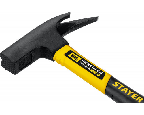 Молоток кровельщика Hercules, 600 г, с фиберглассовой рукояткой STAYER Professional 20201_z01