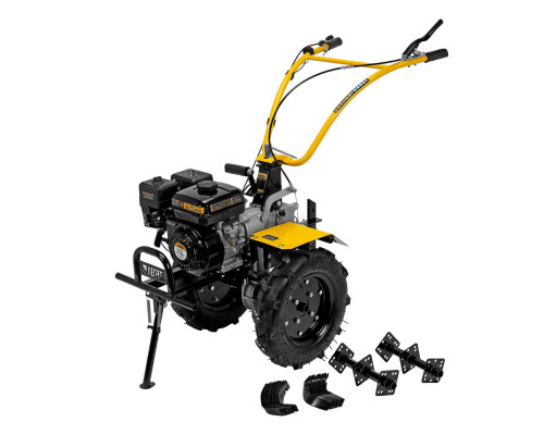 Мотоблок DPT-370X, 7 л.с, дисковое сцепление, ширина 90 см, глубина 35 см, фрез 3 х 4, ВОМ, передачи 3В/1Н Denzel (56406)