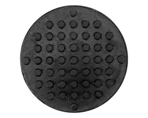 Резиновая опора для подкатного домкрата универсальная, D 72 мм, D 50, H 35 мм Matrix