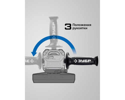 ЗУБР 1800 Вт, d125 мм, УШМ, регулировка оборотов, Профессионал (УШМ-П125-1800 ЭПСТ)