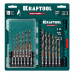 Набор сверл по металлу для винтовёртов и шуруповертов IMPACT READY STEP POINT 19 штук KRAFTOOL 29653-H19