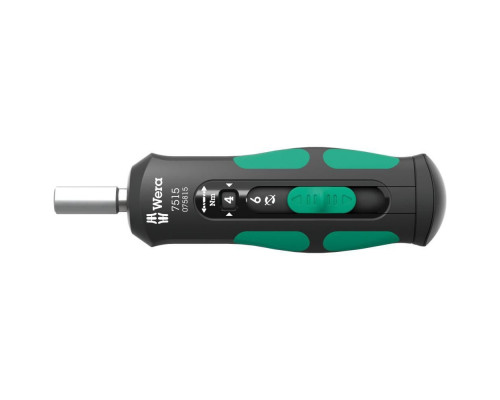 Отвёртка динамометрическая 2-6 Нм Safe-Torque Speed Kraftform серия 7515 Wera WE-075815
