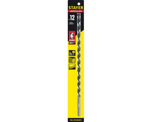 Сверло по бетону Hercules, 12 x 300 мм STAYER Professional 2915-300-12_z01
