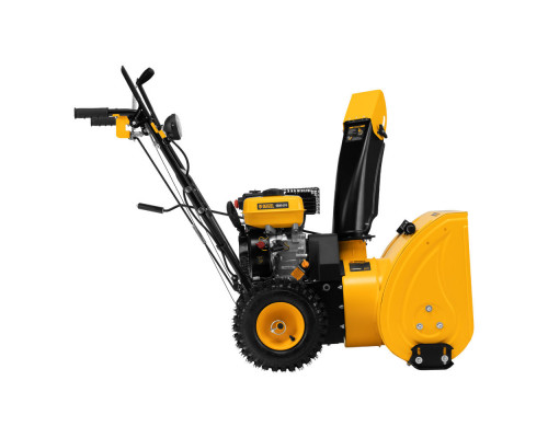 Бензиновая снегоуборочная машина SBM 610, 212 cc, ручной старт, фара Denzel (97653)