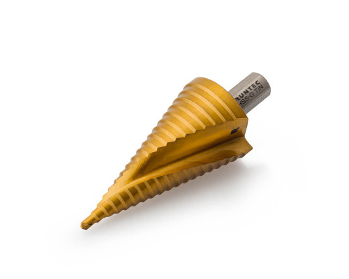 RUNTEC RT-DS4-40-19 Сверло ступенчатое RUNTEC 4-40 мм, 19 ступеней, HSS-TiN (RT-DS4-40-19)