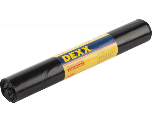 Мусорные мешки 120 л, 10 шт, черные DEXX 39151-120