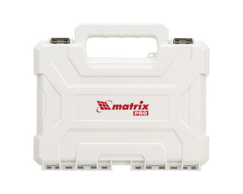 Набор сверл комбинированный, сверла по металлу 1-6.5 мм, бетону 4-8 мм, дереву 4-10 мм, перовые 16,22,25 мм, биты 20 шт, адаптер, головки 2 шт, зенковка, 50 предметов Pro Matrix (725650)