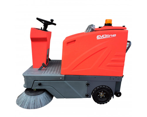 Подметальная машина аккумуляторная с сиденьем EVOline SWB 1400 R (без АКБ и ЗУ)