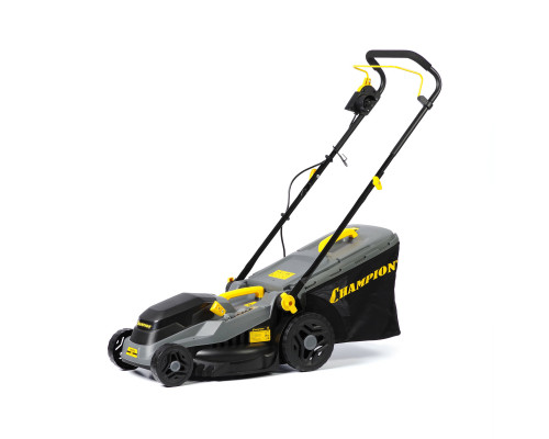 Газонокосилка эл. CHAMPION EM3816 (1,6 кВт пласт.+ткань травосб. 42л ширина 380мм 30-75мм, 11,3кг) (EM3816)