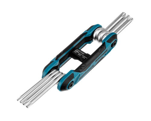 Набор ключей имбусовых Tamper-Torx , складные, 8 шт, CrV Gross (16413)