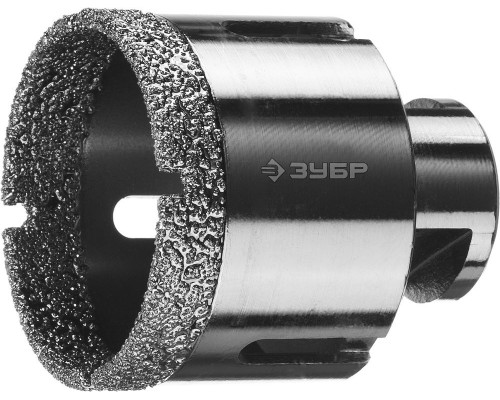 Коронка алмазная вакуумная АВК, d 54 мм, М14, 15 мм кромка ЗУБР Профессионал 29865-54