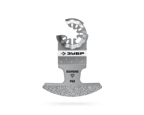Полотно DIAMOND 70 x 1.6 мм с алмазным зерном Р60: керамика, мрамор, стекло, кирпич ЗУБР StarQuick 15585-70-1.6