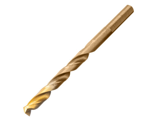 Набор сверл по металлу, 1,5-6,5мм, Р6М5К8-TiN, Golden Tip, 13 шт Denzel (723006)