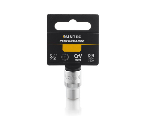 RUNTEC RT-H38S8D Головка торцевая RUNTEC CrV, 12PT, 3/8