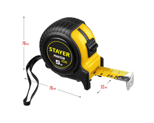 Рулетка 5 м х 25 мм STAYER 34025-05-25