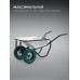 Тачка строительная MAXDrive-2, 110 л, 280 кг, двухколесная, с трубным усилителем, кузов 0,9 мм, полиуретановые колеса KRAFTOOL 39860