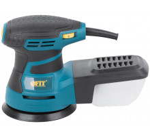 Шлифмашина эксцентриковая 350 Вт; 3000-13000 об/мин; 125 мм; 1,5 кг; липучка; пластик. контейнер; коробка (80582)