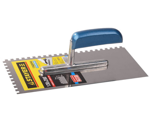 Гладилка штукатурная 130 х 280 мм, зуб 6 х 6 мм Professional STAYER 0802-06
